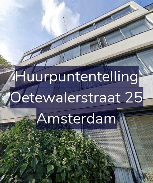 Foto gevel Huurpuntentelling voor Oetewalerstraat 25, Amsterdam