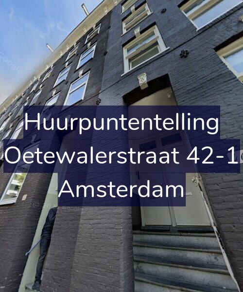 Foto gevel Huurpuntentelling voor Oetewalerstraat 42-1, Amsterdam