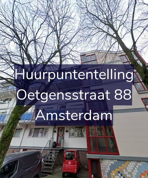 Foto gevel Huurpuntentelling voor Oetgensstraat 88, Amsterdam