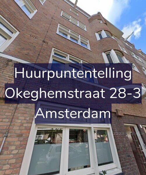 Foto gevel Huurpuntentelling voor Okeghemstraat 28-3, Amsterdam