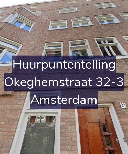Foto gevel Huurpuntentelling voor Okeghemstraat 32-3, Amsterdam