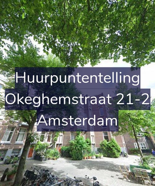 Foto gevel Huurpuntentelling voor Okeghemstraat 21-2, Amsterdam
