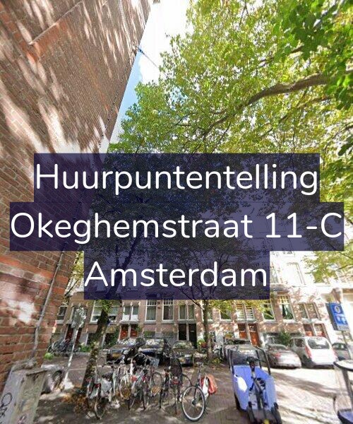 Foto gevel Huurpuntentelling voor Okeghemstraat 11-C, Amsterdam