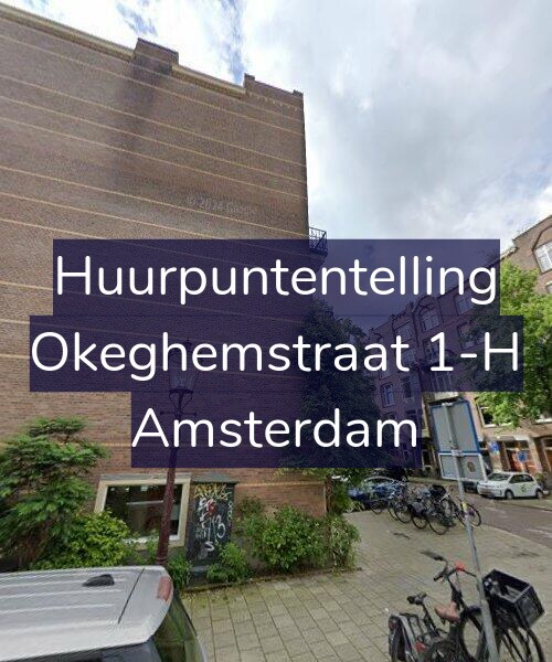 Foto gevel Huurpuntentelling voor Okeghemstraat 1-H, Amsterdam