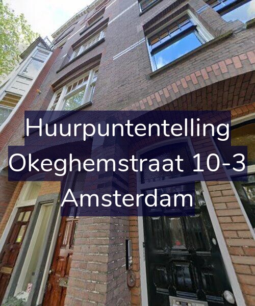 Foto gevel Huurpuntentelling voor Okeghemstraat 10-3, Amsterdam