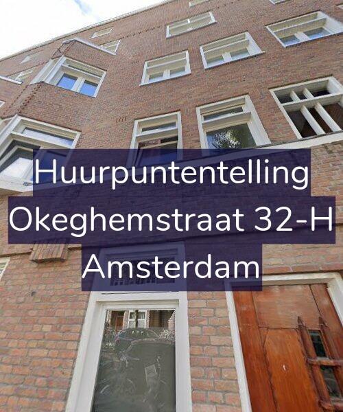 Foto gevel Huurpuntentelling voor Okeghemstraat 32-H, Amsterdam