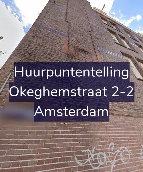 Foto gevel Huurpuntentelling voor Okeghemstraat 2-2, Amsterdam