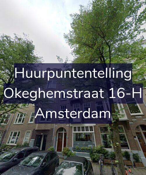 Foto gevel Huurpuntentelling voor Okeghemstraat 16-H, Amsterdam