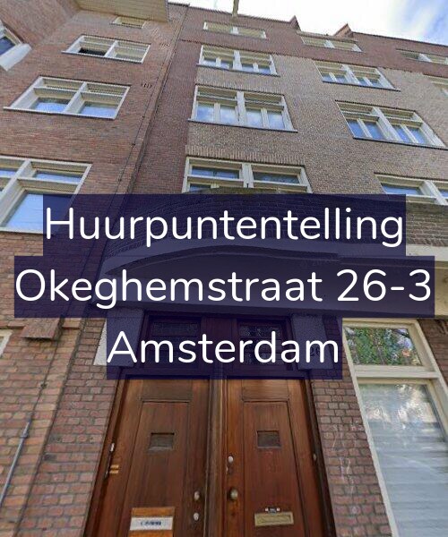 Foto gevel Huurpuntentelling voor Okeghemstraat 26-3, Amsterdam