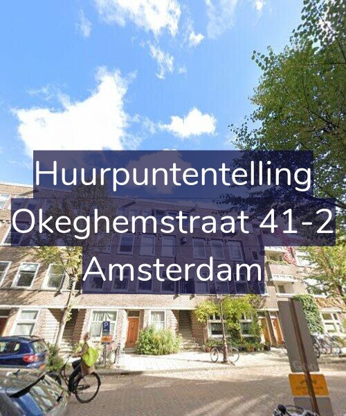 Foto gevel Huurpuntentelling voor Okeghemstraat 41-2, Amsterdam