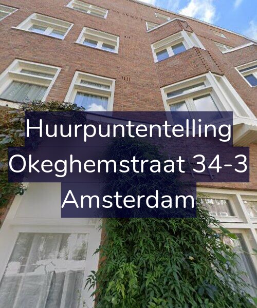 Foto gevel Huurpuntentelling voor Okeghemstraat 34-3, Amsterdam