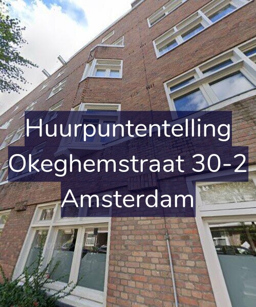 Foto gevel Huurpuntentelling voor Okeghemstraat 30-2, Amsterdam