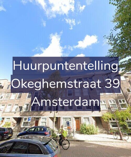 Foto gevel Huurpuntentelling voor Okeghemstraat 39, Amsterdam