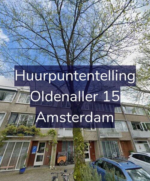 Foto gevel Huurpuntentelling voor Oldenaller 15, Amsterdam