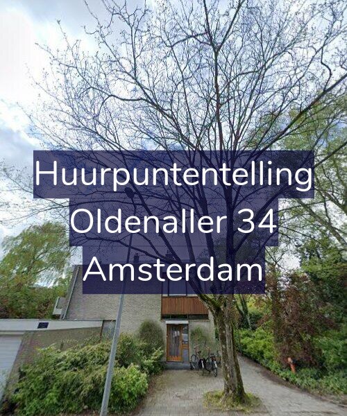 Foto gevel Huurpuntentelling voor Oldenaller 34, Amsterdam