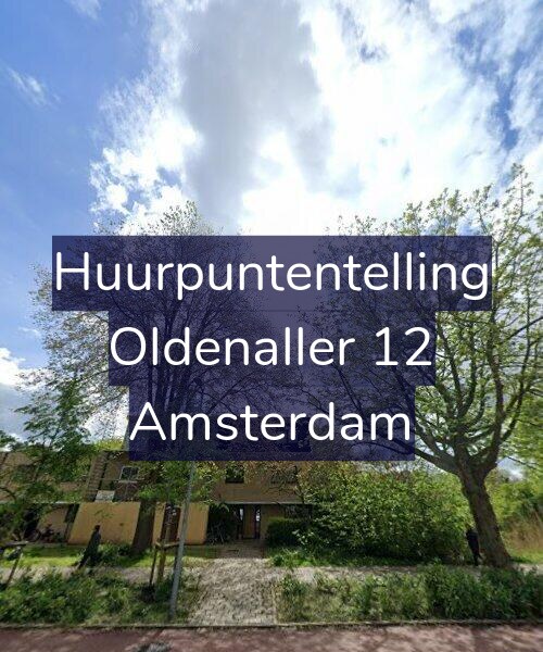 Foto gevel Huurpuntentelling voor Oldenaller 12, Amsterdam