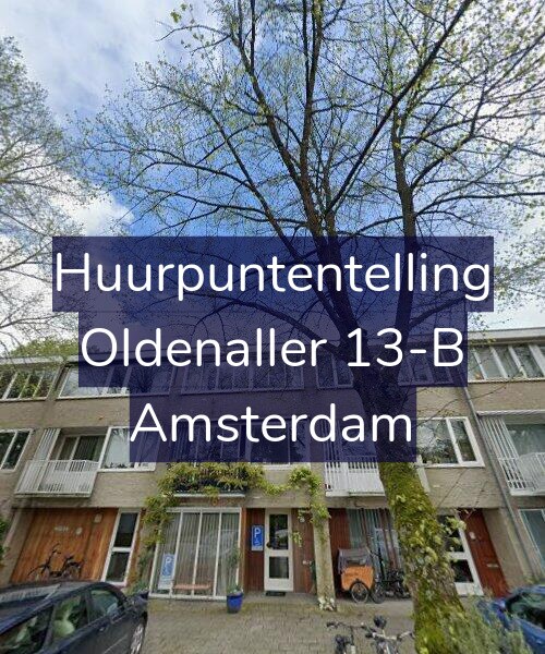 Foto gevel Huurpuntentelling voor Oldenaller 13-B, Amsterdam