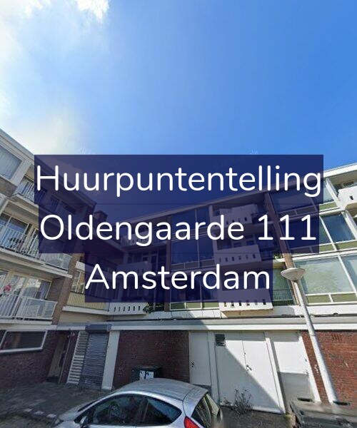Foto gevel Huurpuntentelling voor Oldengaarde 111, Amsterdam