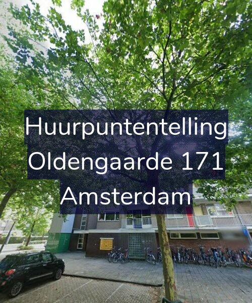 Foto gevel Huurpuntentelling voor Oldengaarde 171, Amsterdam
