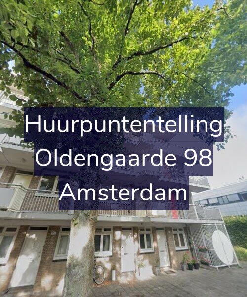 Foto gevel Huurpuntentelling voor Oldengaarde 98, Amsterdam