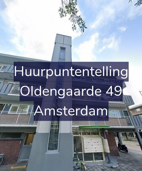 Foto gevel Huurpuntentelling voor Oldengaarde 49, Amsterdam