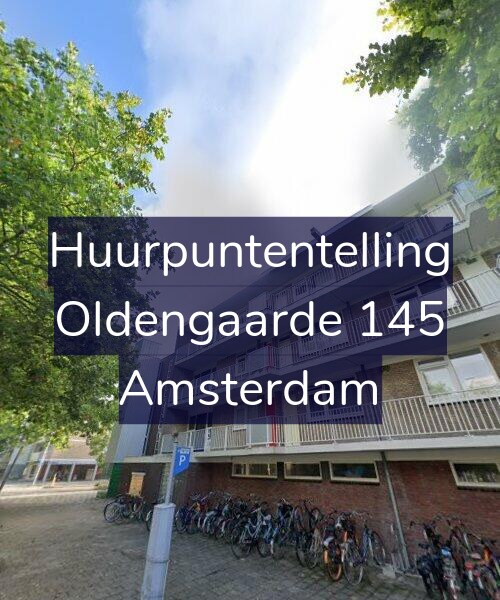 Foto gevel Huurpuntentelling voor Oldengaarde 145, Amsterdam
