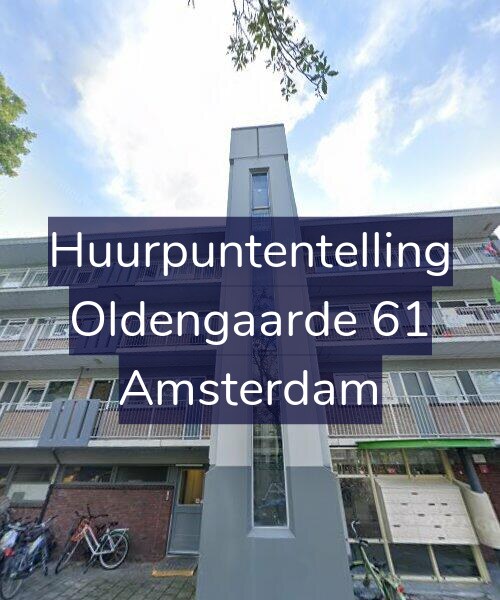 Foto gevel Huurpuntentelling voor Oldengaarde 61, Amsterdam