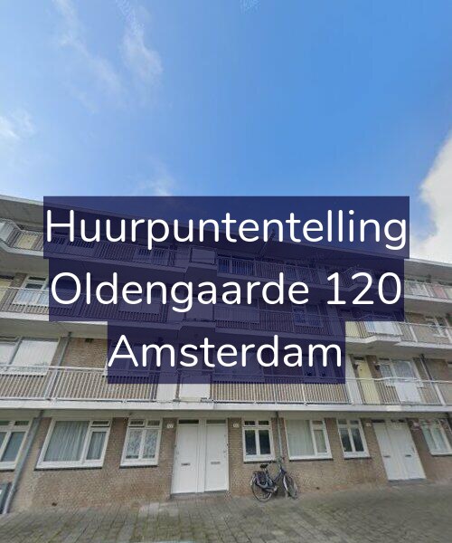 Foto gevel Huurpuntentelling voor Oldengaarde 120, Amsterdam