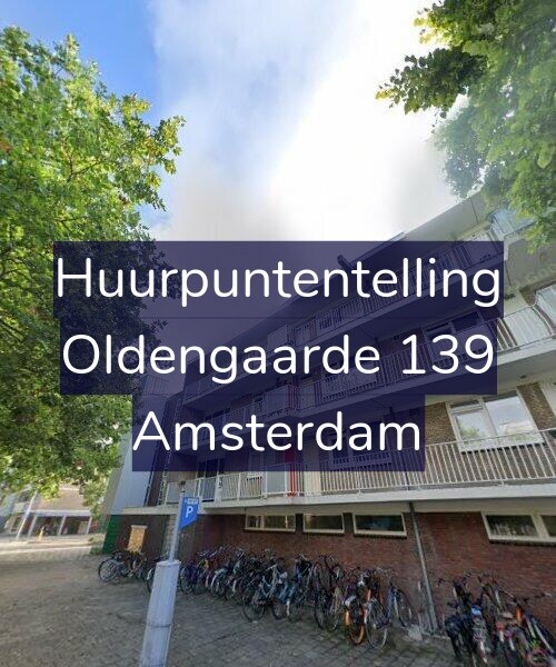 Foto gevel Huurpuntentelling voor Oldengaarde 139, Amsterdam