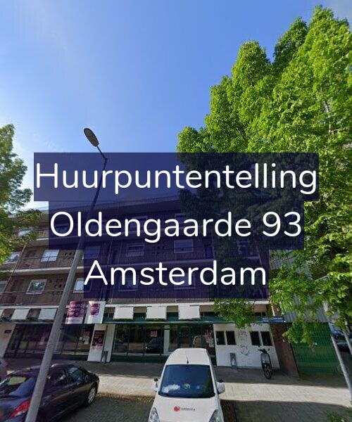 Foto gevel Huurpuntentelling voor Oldengaarde 93, Amsterdam