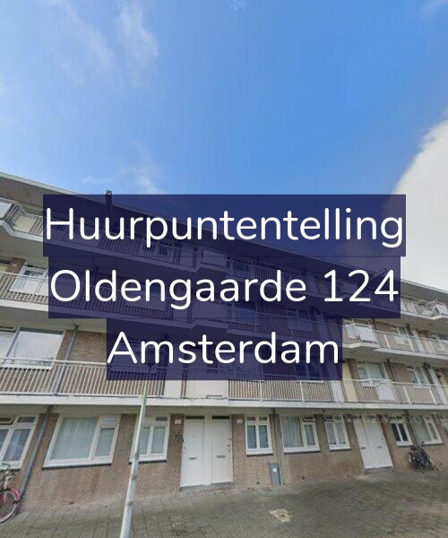 Foto gevel Huurpuntentelling voor Oldengaarde 124, Amsterdam