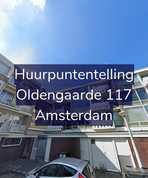 Foto gevel Huurpuntentelling voor Oldengaarde 117, Amsterdam