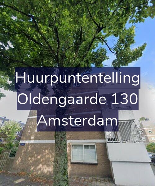Foto gevel Huurpuntentelling voor Oldengaarde 130, Amsterdam