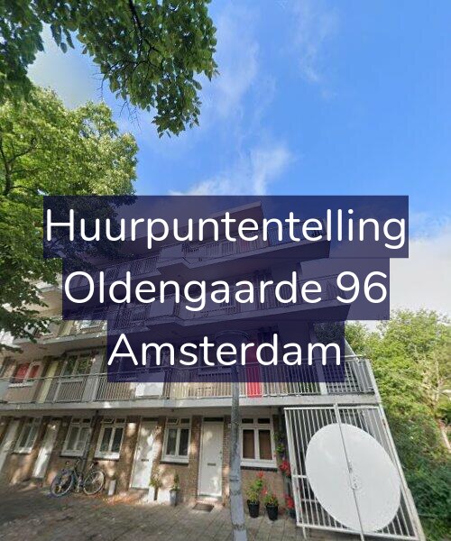 Foto gevel Huurpuntentelling voor Oldengaarde 96, Amsterdam