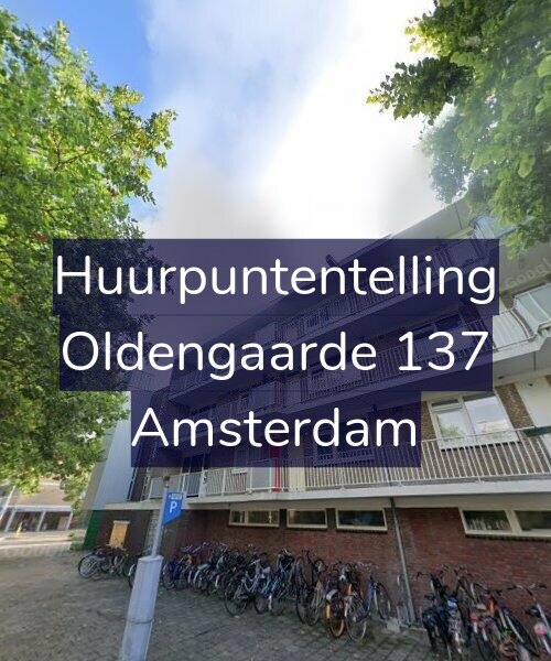 Foto gevel Huurpuntentelling voor Oldengaarde 137, Amsterdam