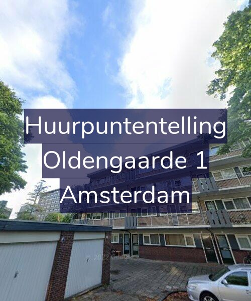 Foto gevel Huurpuntentelling voor Oldengaarde 1, Amsterdam