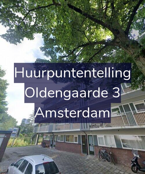 Foto gevel Huurpuntentelling voor Oldengaarde 3, Amsterdam