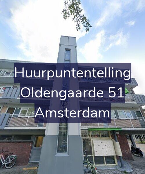 Foto gevel Huurpuntentelling voor Oldengaarde 51, Amsterdam