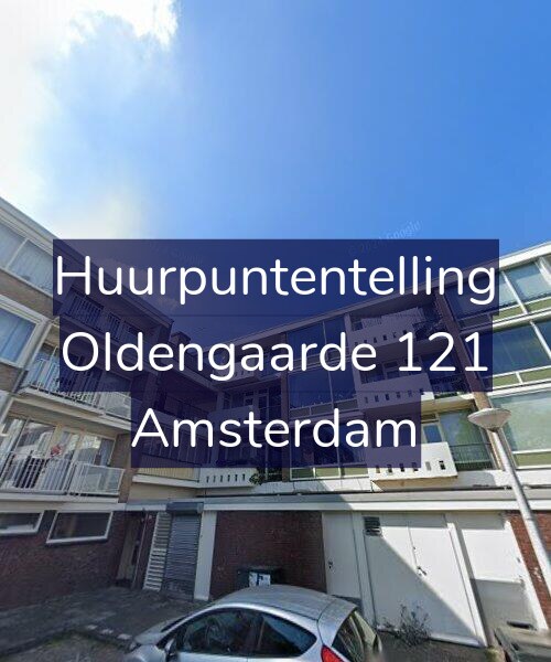 Foto gevel Huurpuntentelling voor Oldengaarde 121, Amsterdam