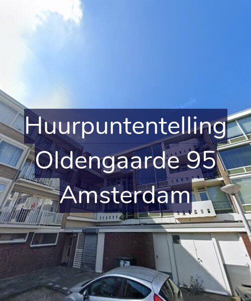 Foto gevel Huurpuntentelling voor Oldengaarde 95, Amsterdam