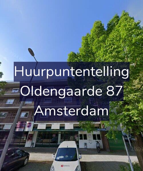 Foto gevel Huurpuntentelling voor Oldengaarde 87, Amsterdam
