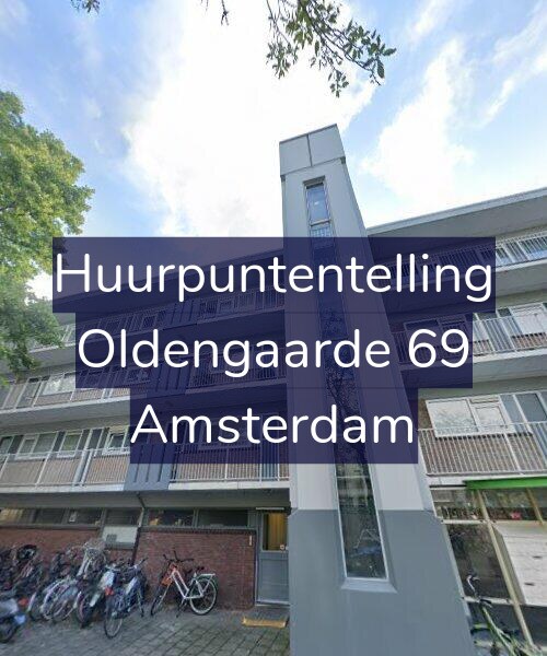 Foto gevel Huurpuntentelling voor Oldengaarde 69, Amsterdam