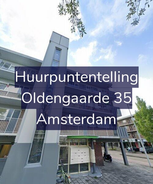 Foto gevel Huurpuntentelling voor Oldengaarde 35, Amsterdam