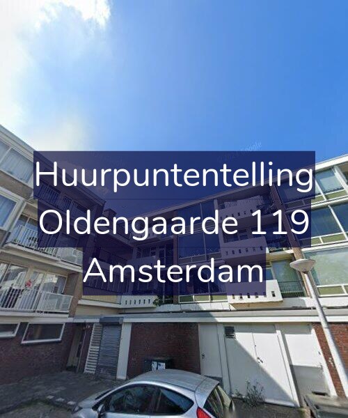 Foto gevel Huurpuntentelling voor Oldengaarde 119, Amsterdam