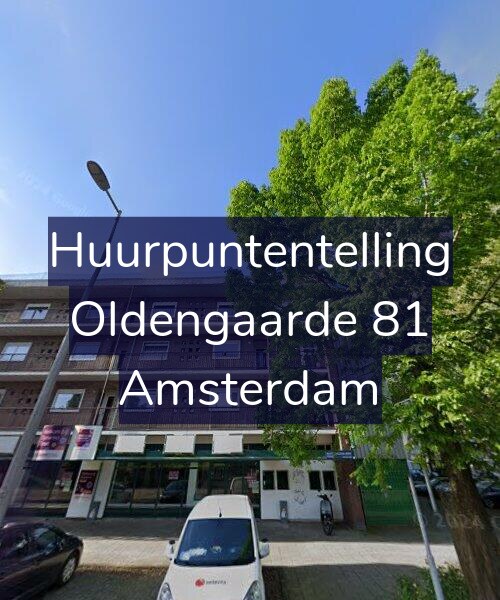 Foto gevel Huurpuntentelling voor Oldengaarde 81, Amsterdam