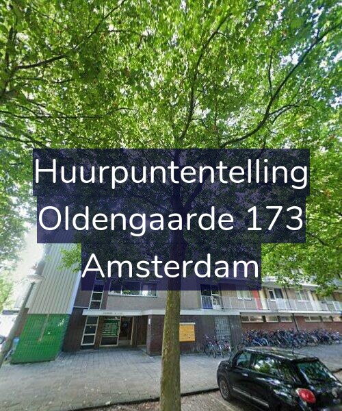 Foto gevel Huurpuntentelling voor Oldengaarde 173, Amsterdam