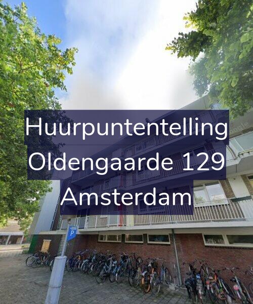 Foto gevel Huurpuntentelling voor Oldengaarde 129, Amsterdam
