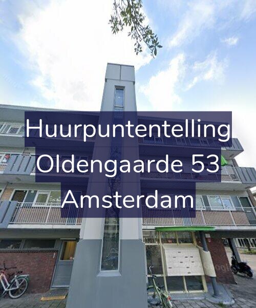 Foto gevel Huurpuntentelling voor Oldengaarde 53, Amsterdam