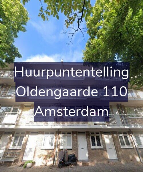 Foto gevel Huurpuntentelling voor Oldengaarde 110, Amsterdam