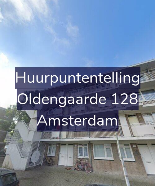 Foto gevel Huurpuntentelling voor Oldengaarde 128, Amsterdam